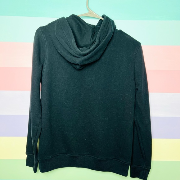 Abercrombie kids black hoodie size 13/14 - Picture 2 of 3